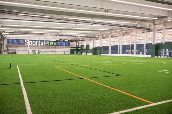 Expansive indoor turf at the Kearney SportsPlex